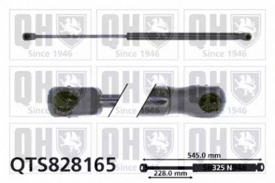 QUINTON HAZELL qts828165 -  Газовая пружина, крышка багажник